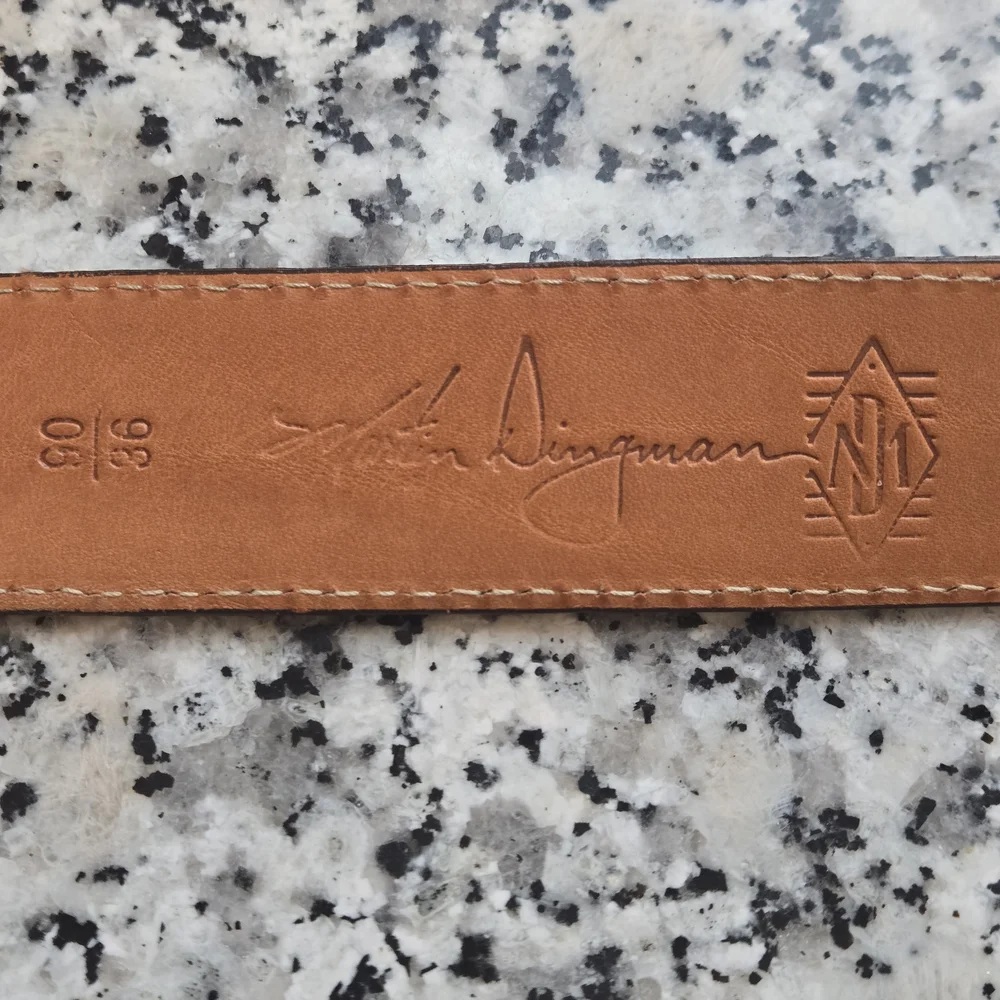 Martin Dingman Milled Leather Belt | Made in USA | Size 36 / 90